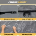 thumbnail image 5 of Mattress Bags for Moving and Storage, Fusion Twin Mattress Protector Waterproof Mattress Cover with 8 Heavy Duty Handles and Zipper Extra Thick Moving Supplies for Dorm Bed Reusable (77x42x13.5 Grey), 5 of 8