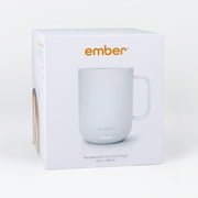 Ember Temperature Control Smart Mug 2, 10 oz, White, Up To 1.5-hr Battery Life - App Controlled Heated Coffee/Tea Mug - Improved Design