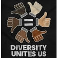 thumbnail image 2 of Diversity Unites Us Social Justice Long Sleeve TShirt Men Women Brisco Brands S, 2 of 6