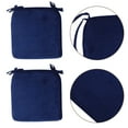thumbnail image 6 of WEUVEB Dayesque Dark Office Chair Pads with Adjustable Ties, Set of 4 Comfortable Cushions for Home and Work Seating, 6 of 8