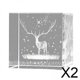 thumbnail image 1 of Cubo De Cristal 2x3D, Cubo De Señal Meteorológica Artesanal Para Decoración Del Día De San Valentín, Alce, 1 of 8