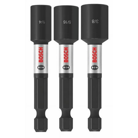 UPC: 0000346484939 | Bosch ITNS2492 3 Pc. Impact Tough 2-9/16 In. Nutsetter Set