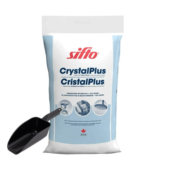 Sifto Pastilles d'Assouplissant au Chlorure de Sodium / Xtal Plus / Pelle BONUS Grill Pro 20 kg