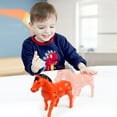 thumbnail image 4 of Walking Donkey Pulling Toy, Simulation Donkey Pulling Mill, Animated Animal Toy With Movement, Pull String Walking Donkey, Educational Animal Toy For Kids, Mechanical Donkey Pull Cart Toy, 4 of 5