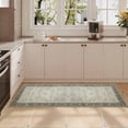 thumbnail image 2 of Washable Kitchen Runner Rug 60" x 22", Non-Slip Soft Low Profile Kitchen Rug, Farmhouse Distressed Floral Oriental Rug for Kitchen, Hallway & Laundry Room, 2 of 6