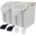 thumbnail image 1 of Contenedor de almacenamiento de alimentos AnRui hermético de 11,34 kg con accesorios, 1 of 1