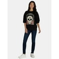 thumbnail image 4 of Sugar Skull Women's Graphic Sweatshirt with Long Sleeves, Sizes XXS-XXL, 4 of 6