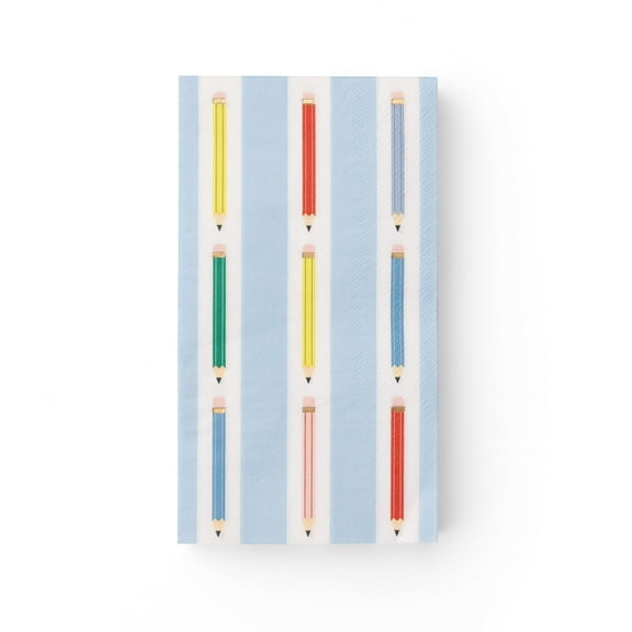 PENCIL STRIPE GUEST TOWELS