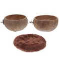 thumbnail image 1 of Pet Rat Feeder Coconut Shell Durable 1 Set, 1 of 1