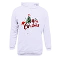 thumbnail image 4 of Jjayotai Merry Christmas Hoodie for Men, Funny Cute Xmas Tree Print Sweatshirts, Long Sleeve Xmas Hooded Sweatshirt Pullover Tops White XL, 4 of 4