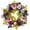 06-Multicolor, variant on Wreath, Clearance! Fenull Hello Simulation Garland Door Decoration European and American Hydrangea Rattan Ring Window Decoration Wall Hanging, Home Brand, 1X Wreath