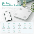 thumbnail image 3 of DAYBETTER Body Fat Scales, Bluetooth Scale for Body Weight with Fitness App,19 Body Metrics including BMI, Body Fat and so on, Large LED Display,for Bathroom and Beyond., 3 of 7