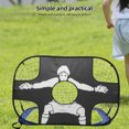 thumbnail image 4 of Luxshiny Blue Portable Soccer Trainer Net for Kids Durable Nylon Foldable Design Ideal for Sports Practice 4ft, 4 of 8