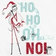 thumbnail image 2 of Men's The Nightmare Before Christmas Ho Ho Oh No Sandy Claws Sweatshirt White Medium, 2 of 4