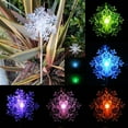 thumbnail image 2 of 2 Pack Solar Powered Snowflakes 3D Garden Yard Stake Pathway Lawn LED Light, 2 of 2