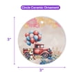 thumbnail image 5 of Vintage Patriotic Corgi 4th of July Independence Memorial Day Ceramic Round Ornament Welsh Corgi Dog Lover Gifts Idea Home Tree Decor - 01006, 5 of 5