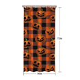 thumbnail image 5 of Checkered Pumpkin Halloween Pattern Shower Curtain 36"x72" ,Bathroom Decorative Shower Curtains Set with 12 Hooks,Modern Waterproof Washable Shower Curtain, 5 of 6