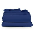 thumbnail image 3 of 1800 THREAD COUNT COTTON AND BAMBOO FEEL SOFT SHEETS FOR BED SET DEEP POCKETS, 3 of 5