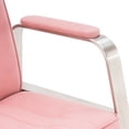thumbnail image 5 of BarberPub Salon Chair for Hair Stylist, All Purpose Hydraulic Barber Styling Chair 8548 Pink, 5 of 8