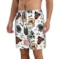 thumbnail image 2 of Salouo Hip Hop Dog Pattern Swim Trunks for Men,Men's Hawaiian Bathing Suit Swimsuits Quick Dry Swimming Board Shorts Beach Shorts with Pockets-XX-Large, 2 of 6