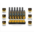 thumbnail image 5 of DeWalt DXFRS800 Heavy-Duty Walkie Talkies with 6-Port Charging Dock (6 Radios) - 2W Rechargeable Long Range Two-Way Radios, Waterproof, 5 of 5
