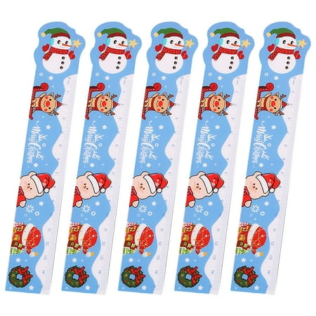 

Fabric Measuring Tape Retractable 120 Meter Tape Measure 5PCS Christmas Cartoon Christmas Soft Ruler Pupils Measure Bendable Ruler Scale