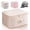 Beige, variant on Self Compression Storage Bags for Moving, Space Saving Organizer for Blankets, Comforters and Household Items