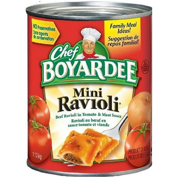 Chef Boyardee®Mini Ravioli In Tomato and Meat Sauce, 1.13 kg - Walmart.ca
