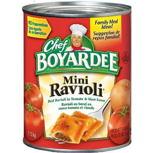 Mini - bouchées ravioli à la sauce tomate de Chef BoyardeeMD 1,13 kg