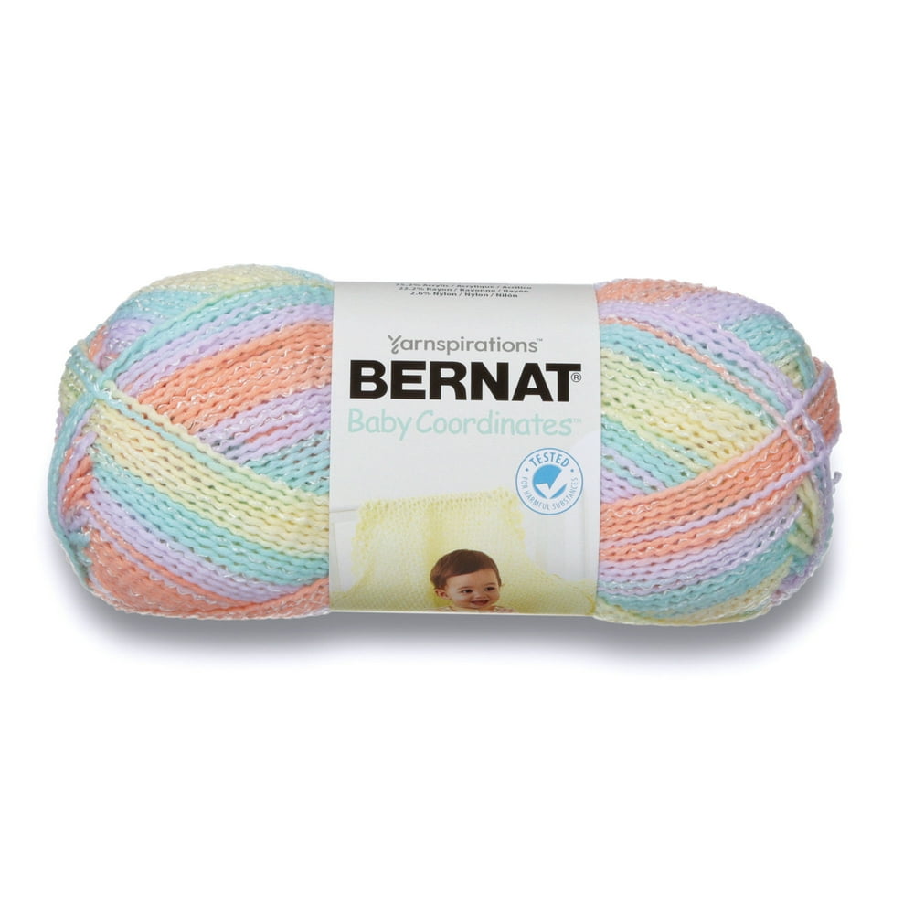 BERNAT BABY COORDINATES OMBRE YARN (120 G/4.25 OZ), COTTON CANDY