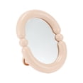thumbnail image 1 of 1 Pc Espejo Cosmético de Escritorio Conveniente para Mujeres para Viajes de Negocios Salón de Belleza Espejo de Plástico y Vidrio Rosa, 1 of 3