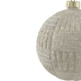 thumbnail image 6 of Northlight Geometric Glass Ball Christmas Ornament - 4" - White, 6 of 7