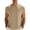 Khaki, variant on Mens Sleeveless Shirts Gym Workout Tank Tops Cut Off Shirts Athletic Muscle Loose Fit Tops for Summer Beach Vacation