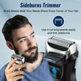 thumbnail image 6 of PRITECH Electric Razor for Men, Foil Electric Shaver with Beard Trimmer, Cordless Rechargeable Razor for Facial Shaving, LED Display Wet& Dry Use, 6 of 11