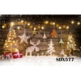 thumbnail image 3 of EREHome Polyester Fabric 7x5ft Wooden Floor Christmas Decor Christmas Photography Backdrops Studio Background Photo Backdrop Studio Props, 3 of 3