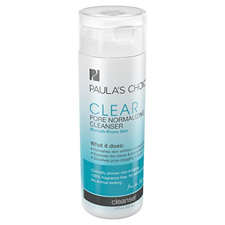 Paula's Choice--CLEAR Acne Cleanser--For Facial Acne, Breakouts, Redness, Clogged and Enlarged Pores, Blackheads--1-6 oz