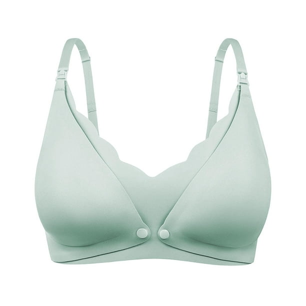 Aayomet Bras for Women No Underwire Bra Wire With Front Double