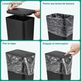 thumbnail image 2 of Botes de Basura 3Pcs YOMYM, Cubo de Basura Autom&aacute;tico, Bote de Basura Peque&ntilde;o con Tapa 2 Paquete 16L y 1 Paquete 11L, Botes de Basura Inteligente, Cesto de Basura para Ba&nti, 2 of 6