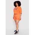 thumbnail image 3 of Women's Plus Size Acid Wash NYC Graphic Cropped Tee, 3 of 4