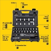 STANLEY 40-Piece Mechanics Tool Set, Chrome | STMT71648