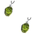 thumbnail image 1 of Qarigey Colgantes colgantes exquisitos con abalorio Irregular, accesorios para hacer joyas ligeras DIY de color verde liso, decoraciones de viaje para el verde 5-10 gramos 2piezas Qarigey CBP579952, 1 of 5