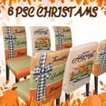 thumbnail image 7 of Thanksgiving Chair Covers Set of 6 Fall Dining Chair Covers for Party Kitchen Removable Seat Cover for Chairs Thanksgiving Decorations Indoor, 7 of 7