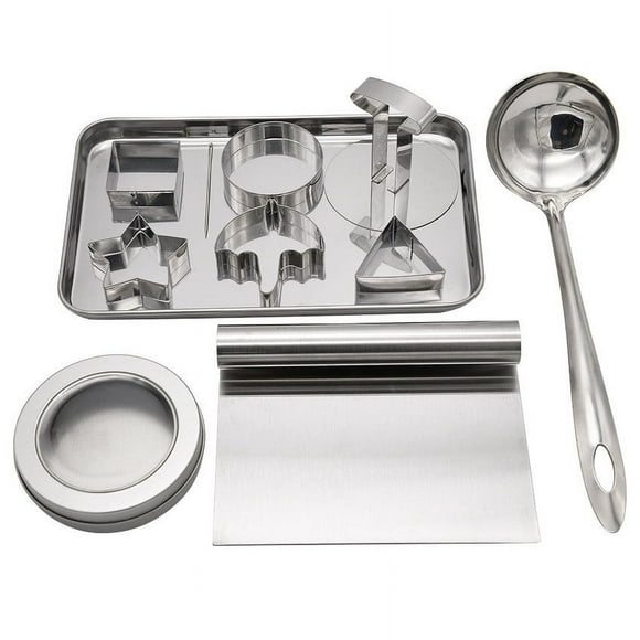 B 11 Emporte-Pièces en Acier Inoxydable Outils de Pâtisserie pour Fabrication de Gâteaux Bonbons Bricolage Décoration de Pâtisserie Moules à Desserts des Fêtes