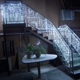 thumbnail image 4 of Guirnalda de cortina LED para ventana, guirnalda de calle para casa, guirnalda de luces de hadas con forma de carámbano, 3 m x 1 m, con enchufe, 4 of 5