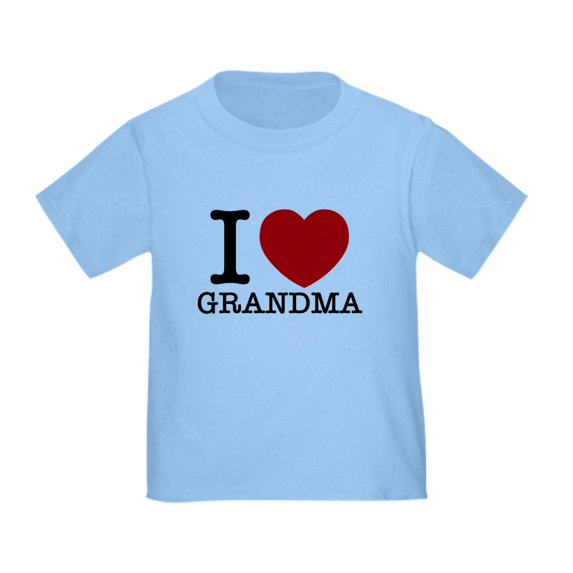 CafePress - I Love Grandma T Shirt - Cute Toddler T-Shirt, 100% Cotton