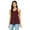 Maroon, variant on BELLA + CANVAS Women's Flowy Racerback Tank 8800