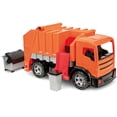 thumbnail image 1 of Lena Powerful Giants Orange Garbage Truck Toys for Kids, Manually Operated and Easy Dumping, 1 of 7