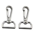 thumbnail image 4 of CHICHUMID 2Pcs Stainless Steel Carabiner Clip Silver Hook for Hiking and Camping Use, 4 of 8