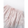 thumbnail image 4 of LMLYSoH Women's Mini Shorts Lace Patchwork Drawstring Elastic Waist Casual Summer Loose Lounge Shorts, 4 of 7