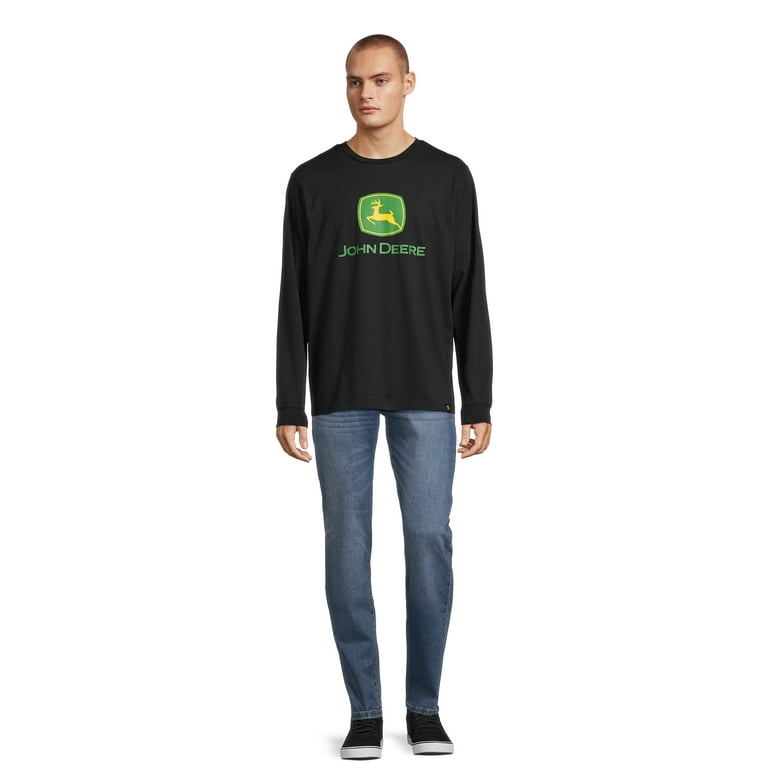 John Deere Men s and Big Men s Jersey Graphic Long Sleeve Tee T